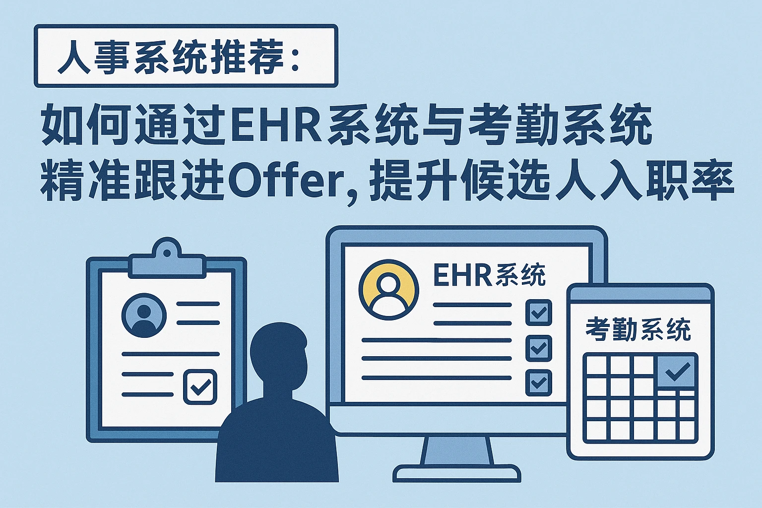 人事系统推荐：如何通过EHR系统与考勤系统精准跟进Offer，提升候选人入职率