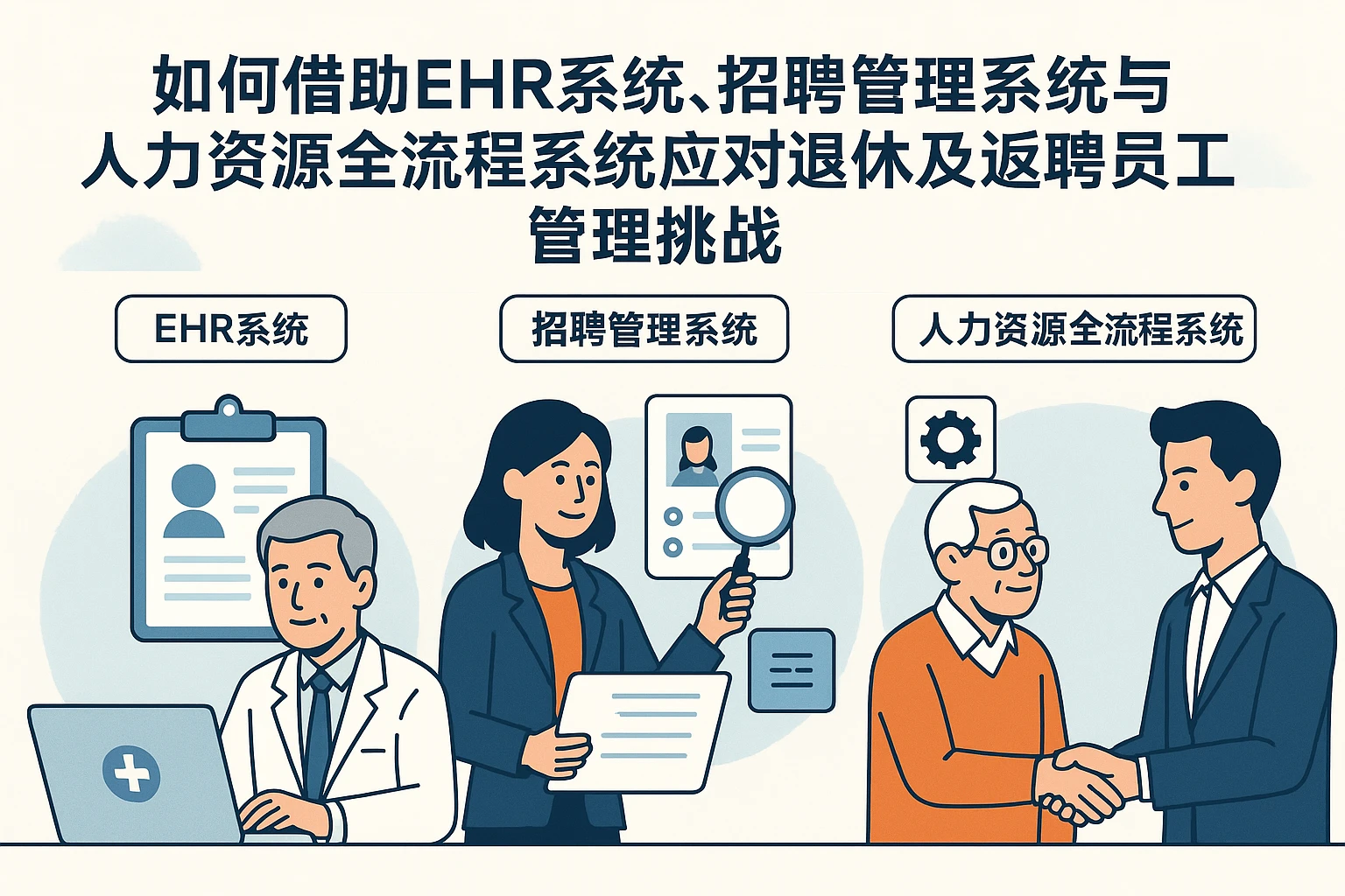如何借助EHR系统、招聘管理系统与人力资源全流程系统应对退休及返聘员工管理挑战