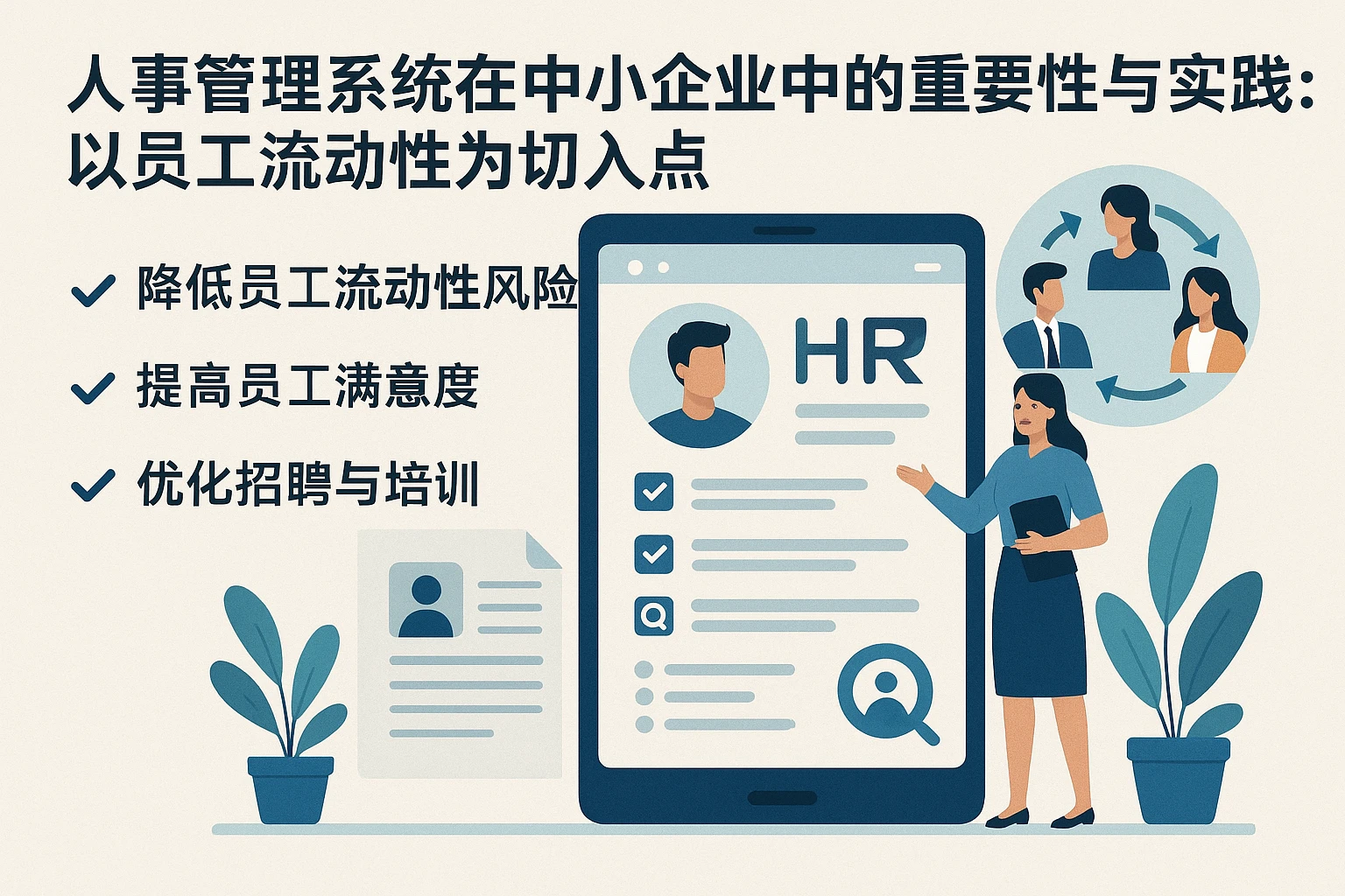 人事管理系统在中小企业中的重要性与实践：以员工流动性为切入点