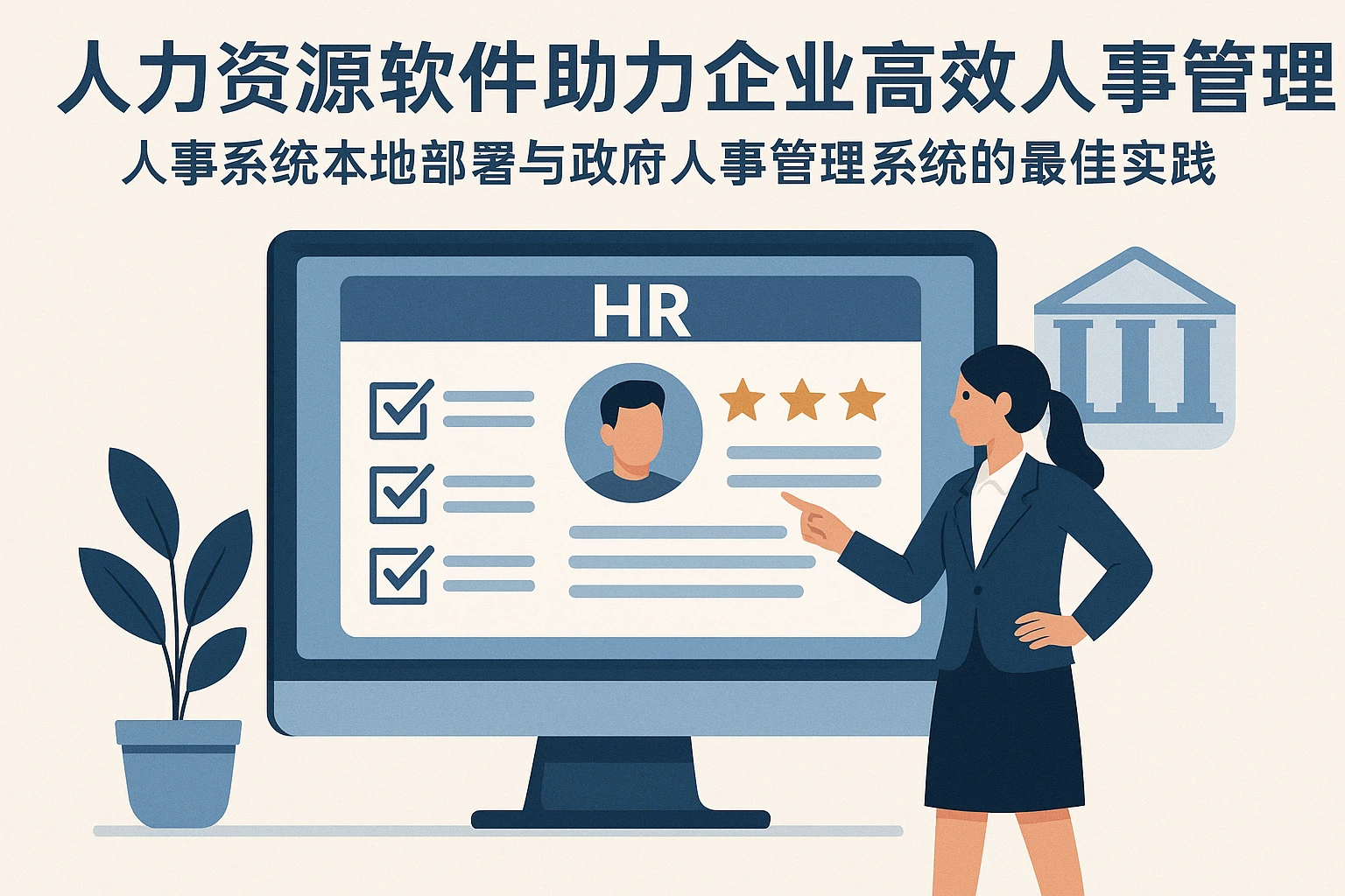 人力资源软件助力企业高效人事管理——人事系统本地部署与政府人事管理系统的最佳实践