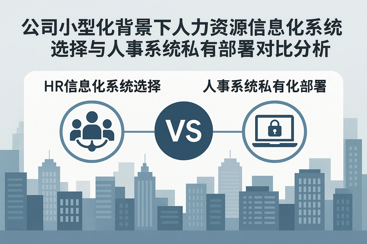 公司小型化背景下人力资源信息化系统选择与人事系统私有化部署对比分析