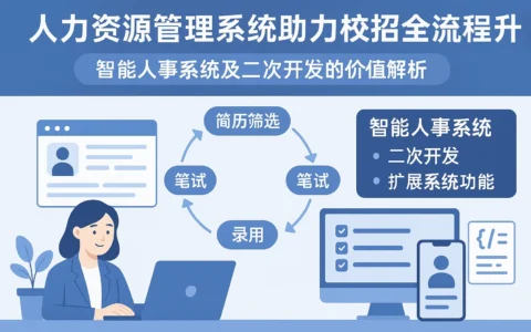 人力资源管理系统助力校招全流程升级——智能人事系统及二次开发的价值解析