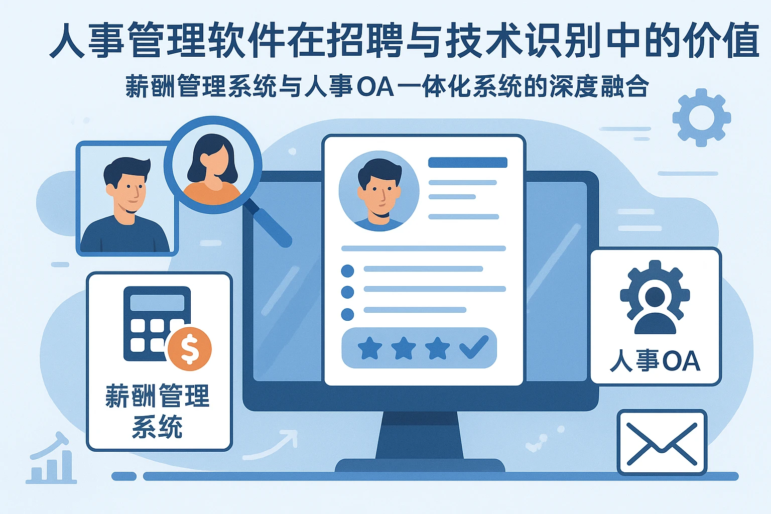 人事管理软件在招聘与技术识别中的价值——薪酬管理系统与人事OA一体化系统的深度融合