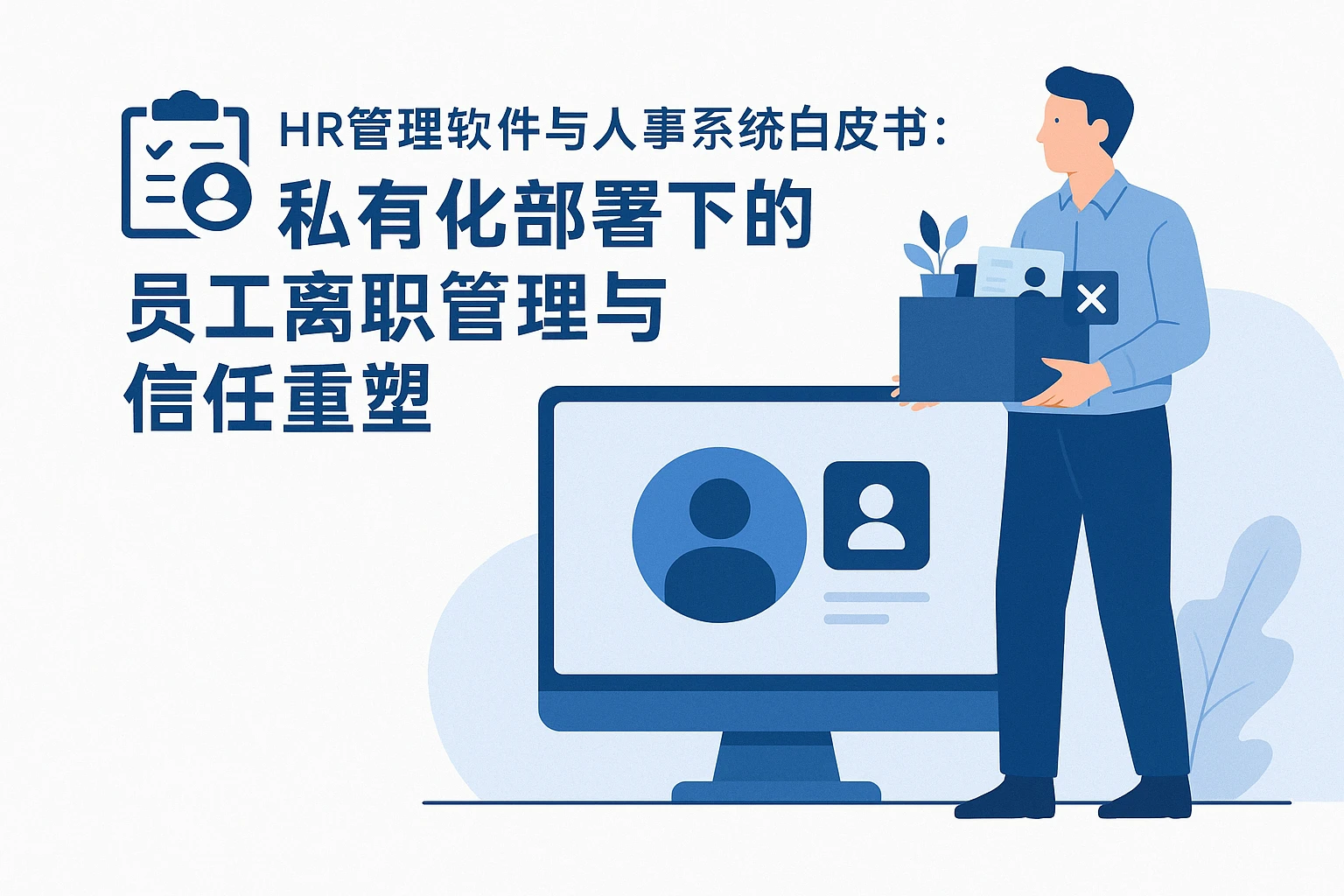 HR管理软件与人事系统白皮书：私有化部署下的员工离职管理与信任重塑