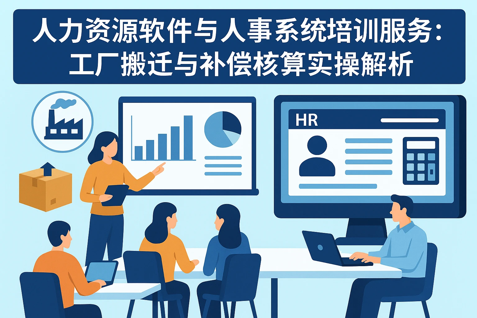 人力资源软件与人事系统培训服务：工厂搬迁与补偿核算实操解析