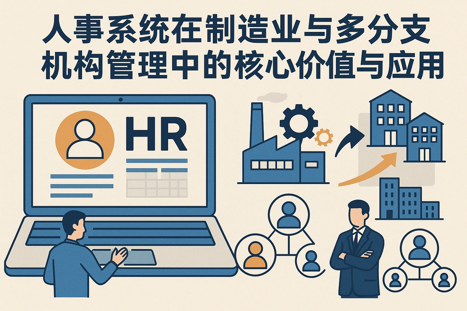 人事系统在制造业与多分支机构管理中的核心价值与应用解析