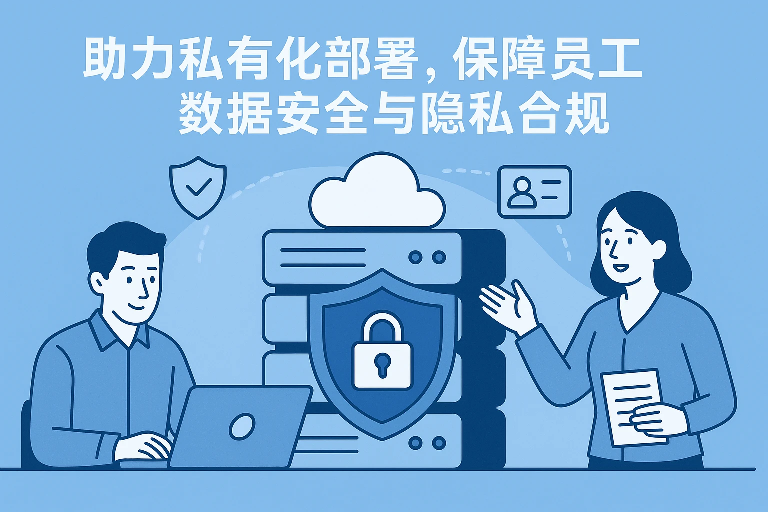 助力私有化部署，保障员工数据安全与隐私合规