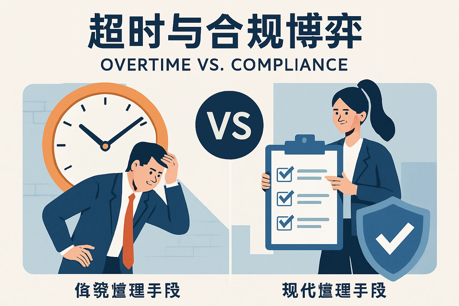 超时与合规博弈：传统与现代管理手段的差距