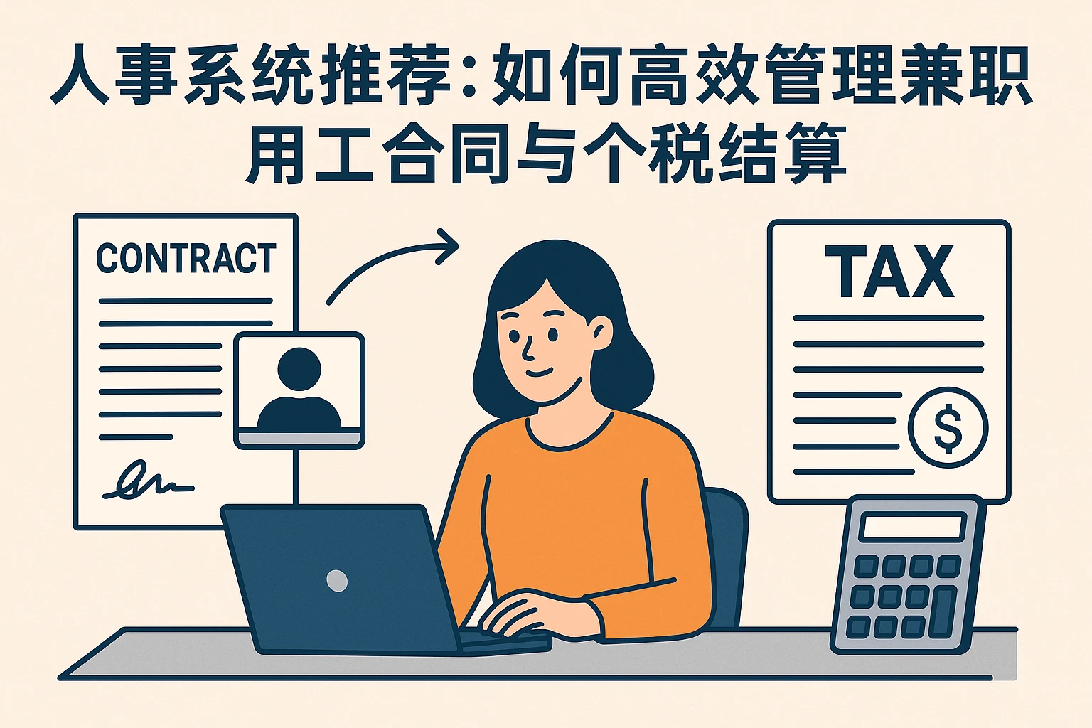人事系统推荐：如何高效管理兼职用工合同与个税结算