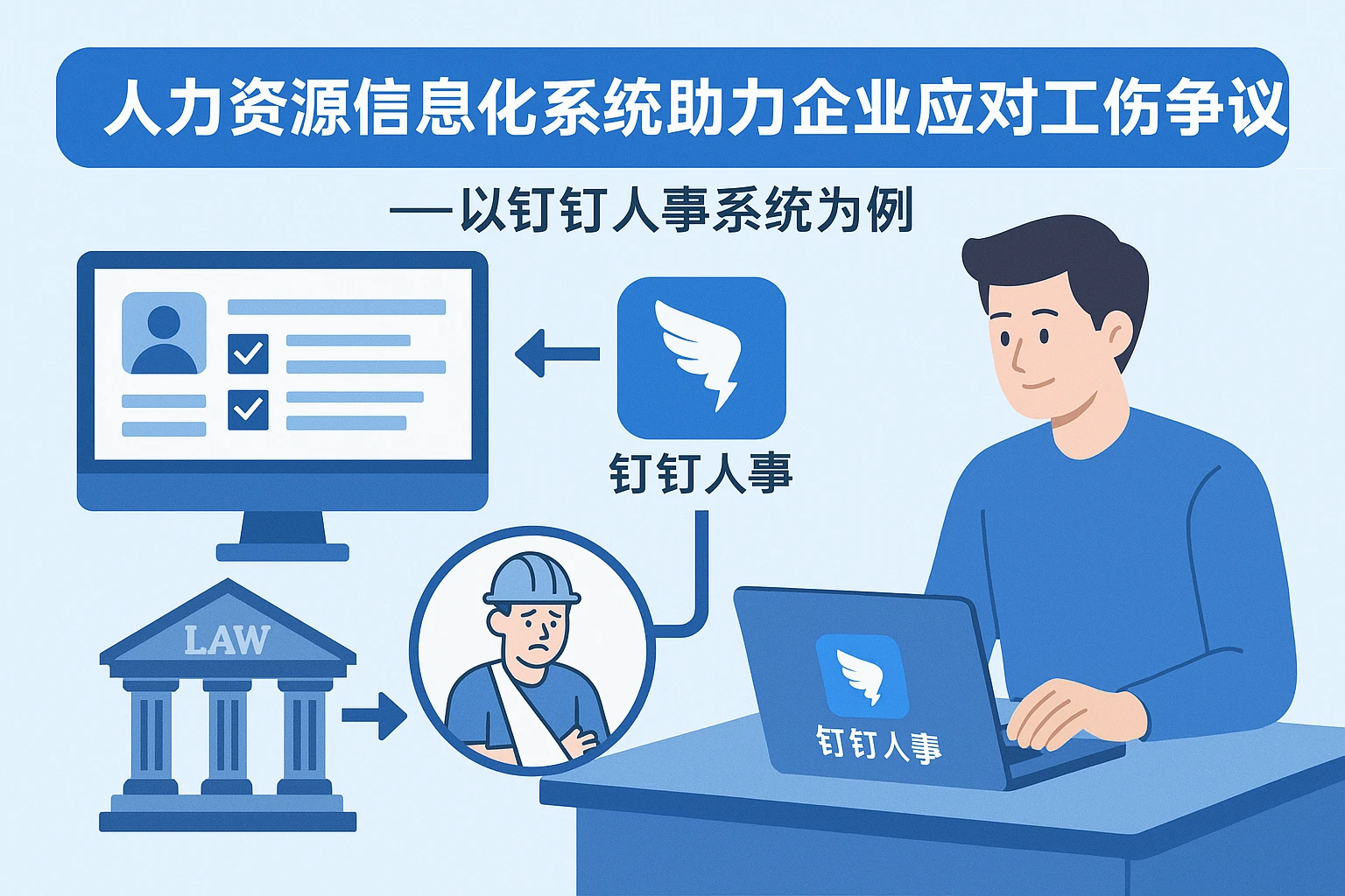 人力资源信息化系统助力企业应对工伤争议——以钉钉人事系统为例