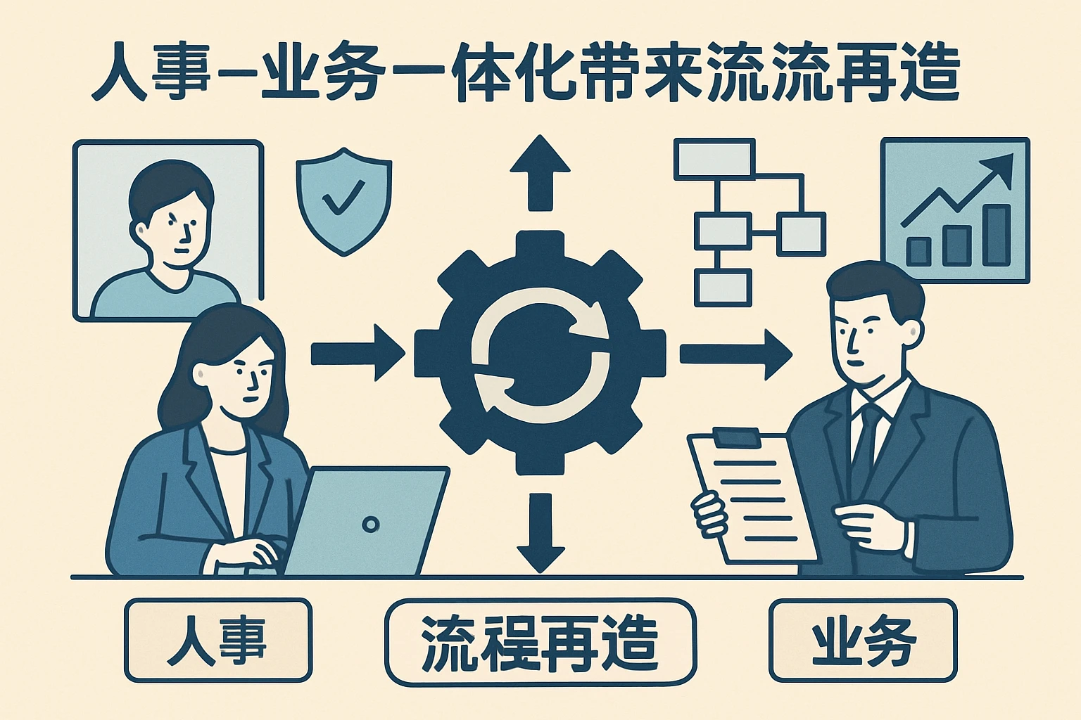人事-业务一体化带来的流程再造