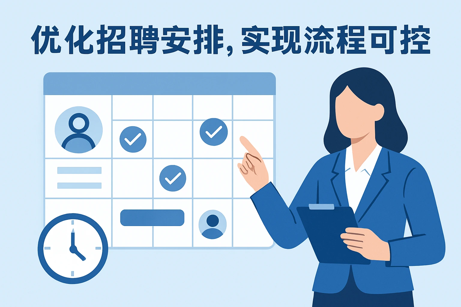 优化招聘安排，实现流程可控