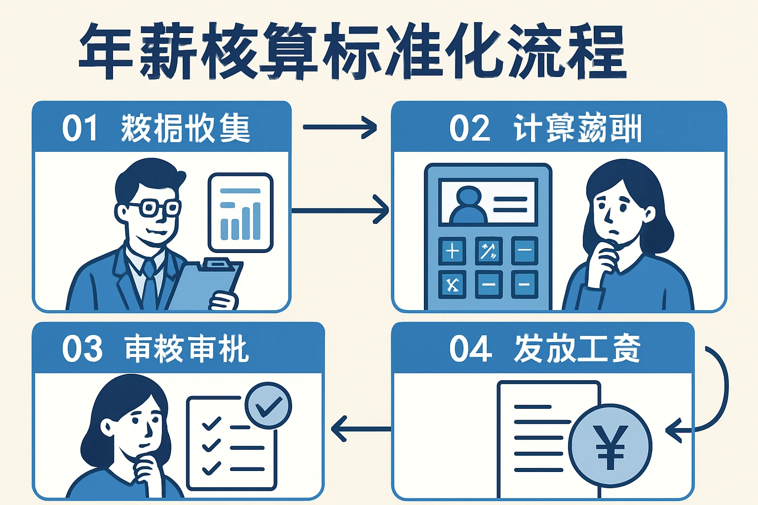 年薪核算标准化流程