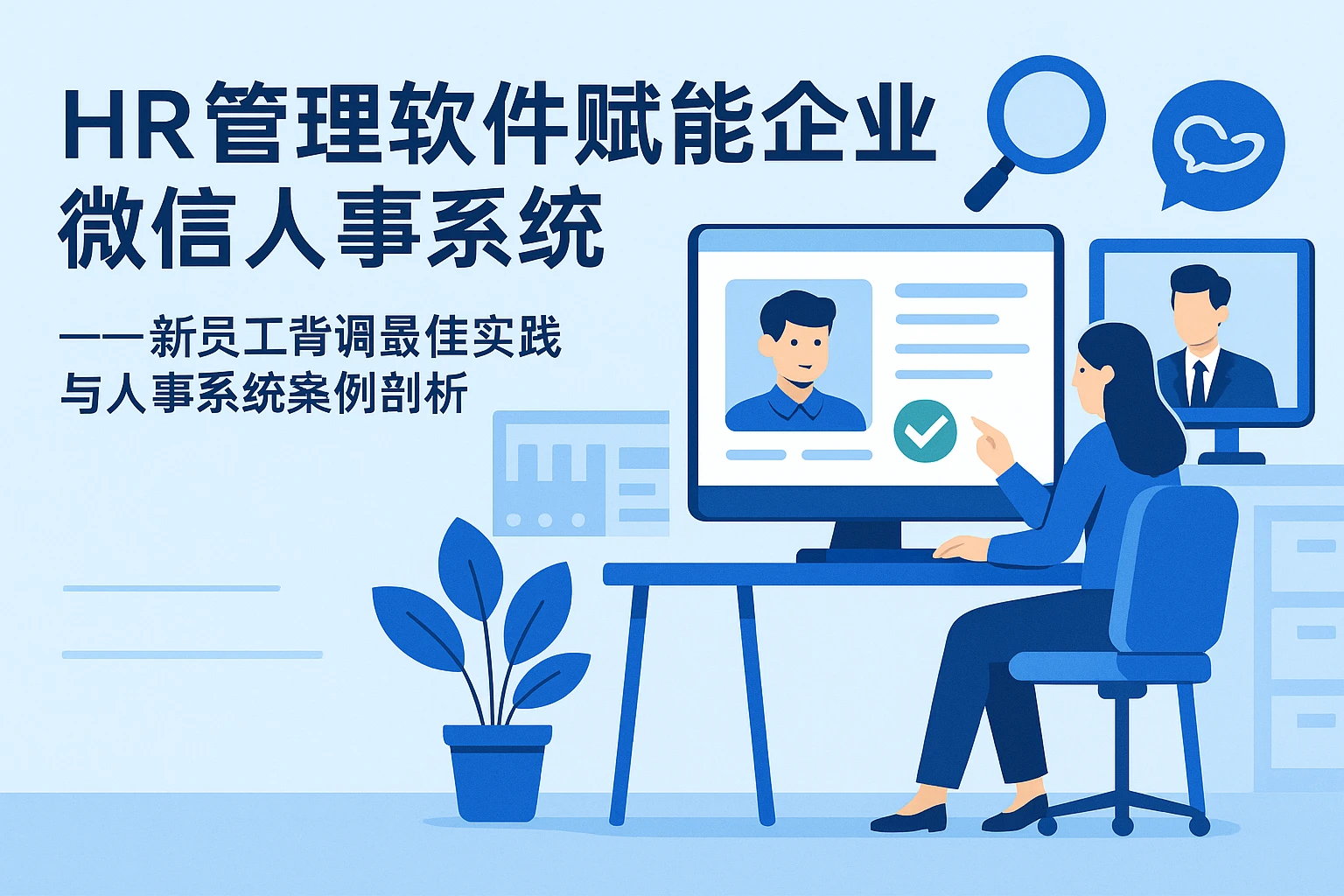 HR管理软件赋能企业微信人事系统 —— 新员工背调最佳实践与人事系统案例剖析