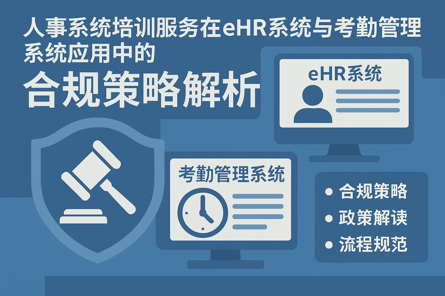 人事系统培训服务在eHR系统与考勤管理系统应用中的合规策略解析