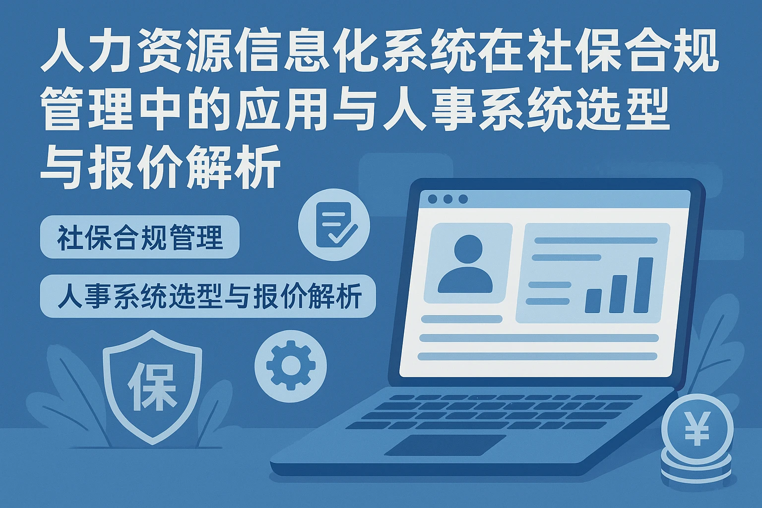 人力资源信息化系统在社保合规管理中的应用与人事系统选型与报价解析