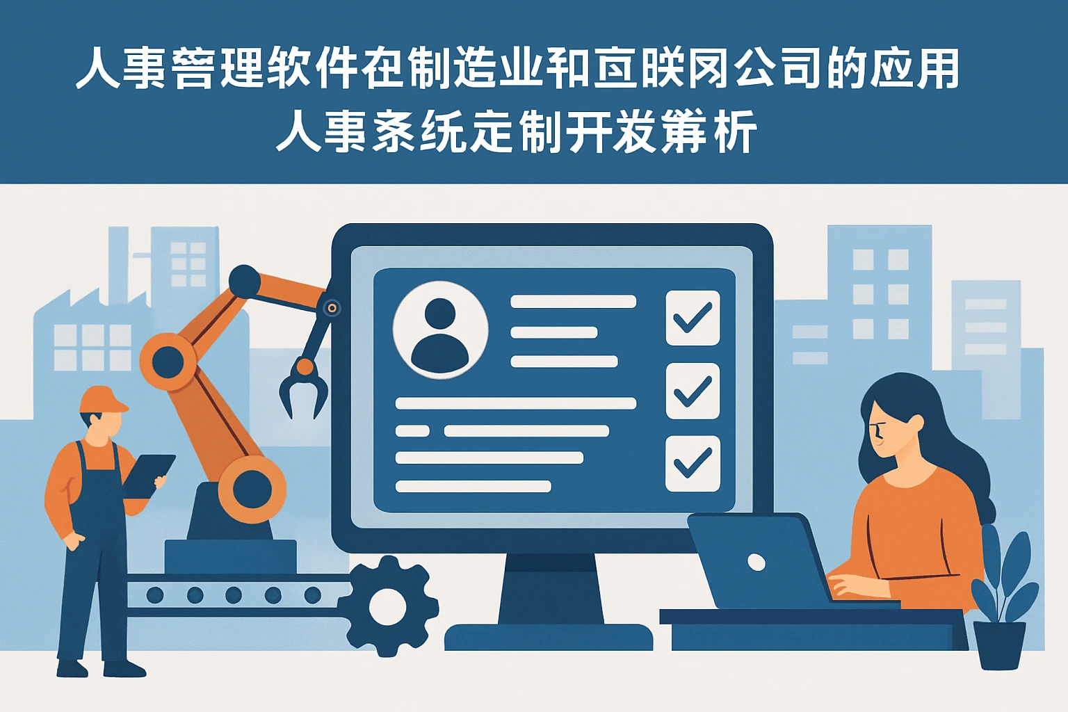 人事管理软件在制造业和互联网公司的应用与人事系统定制开发解析