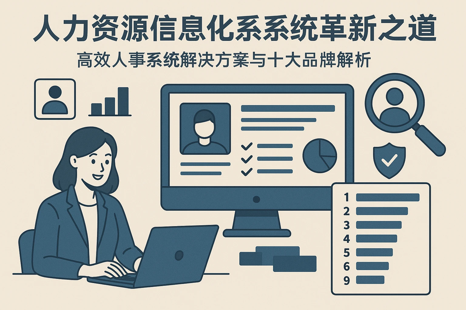 人力资源信息化系统革新之道：高效人事系统解决方案与十大品牌解析