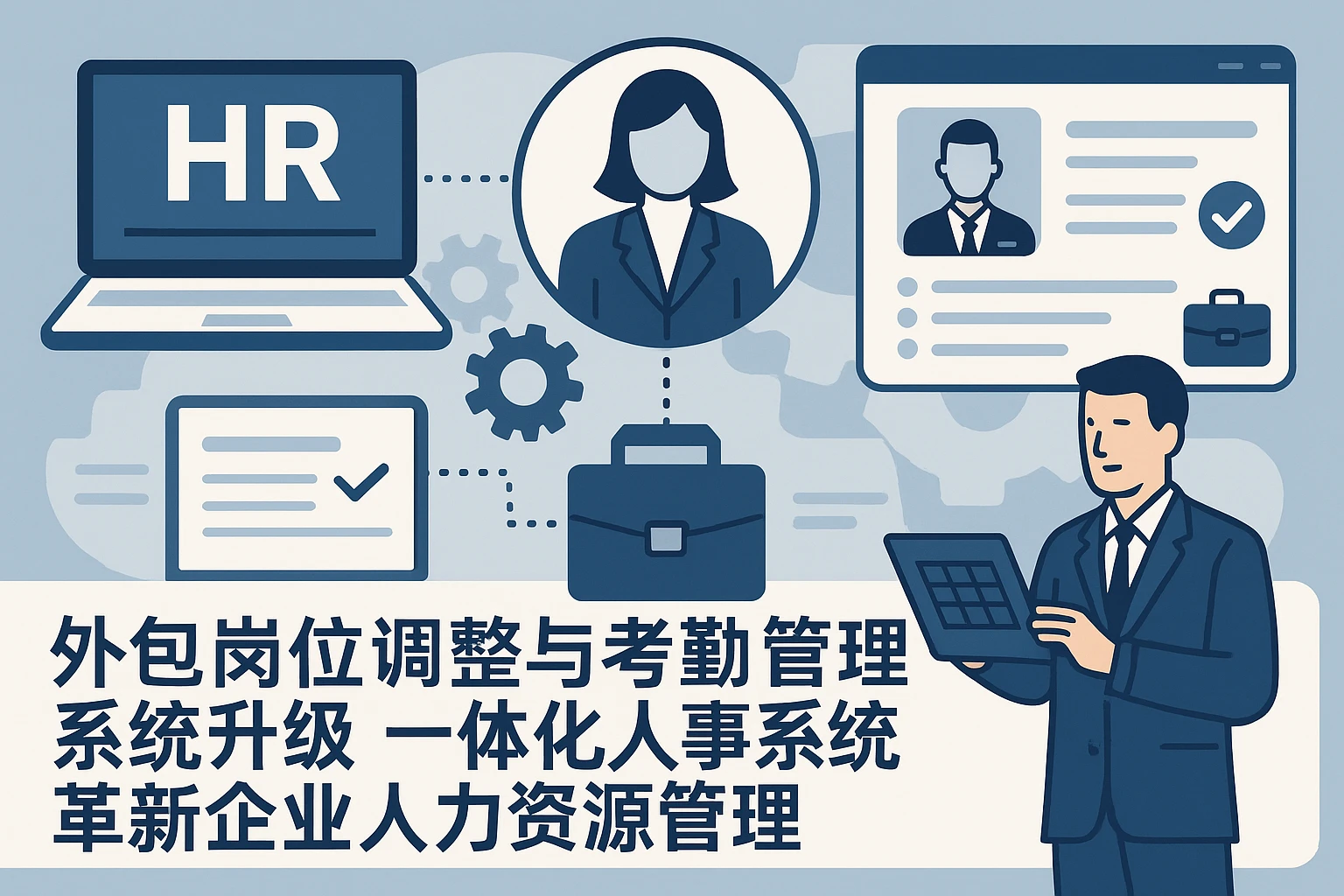 HR管理软件助力外包岗位调整与考勤管理系统升级，一体化人事系统革新企业人力资源管理