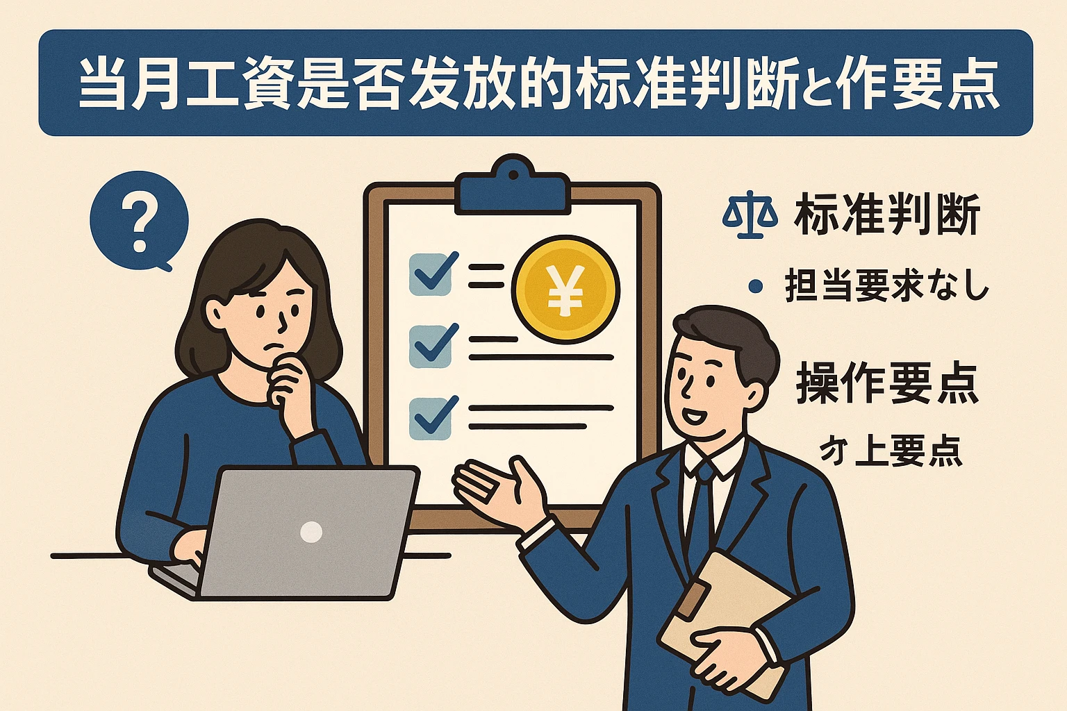 当月工资是否发放的标准判断与操作要点
