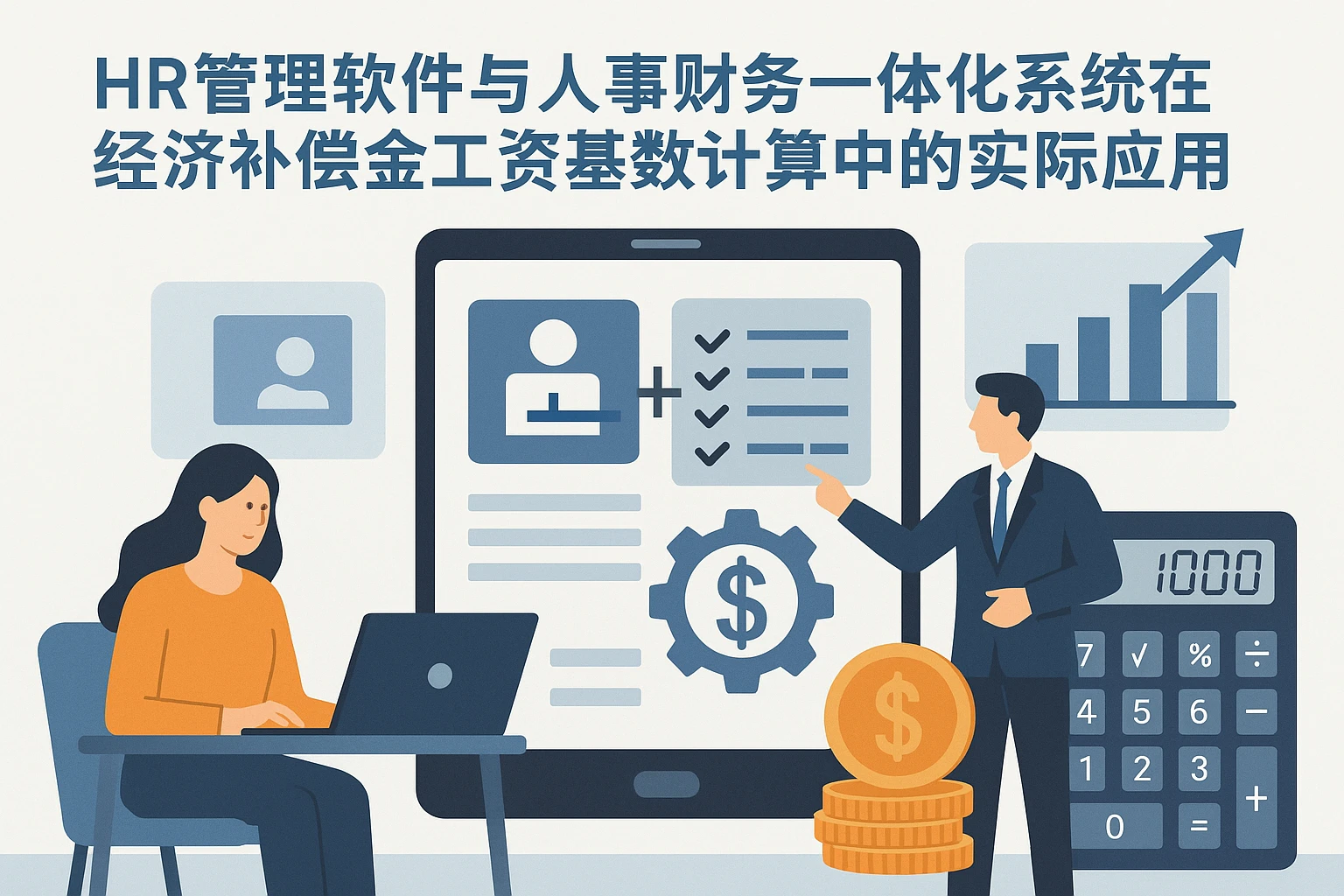 HR管理软件与人事财务一体化系统在经济补偿金工资产基数计算中的实际应用