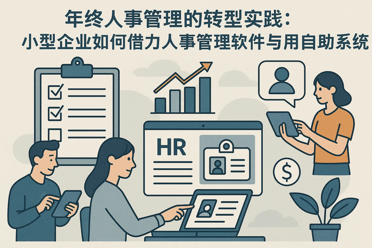 年终人事管理的转型实践：小型企业如何借力人事管理软件与员工自助系统