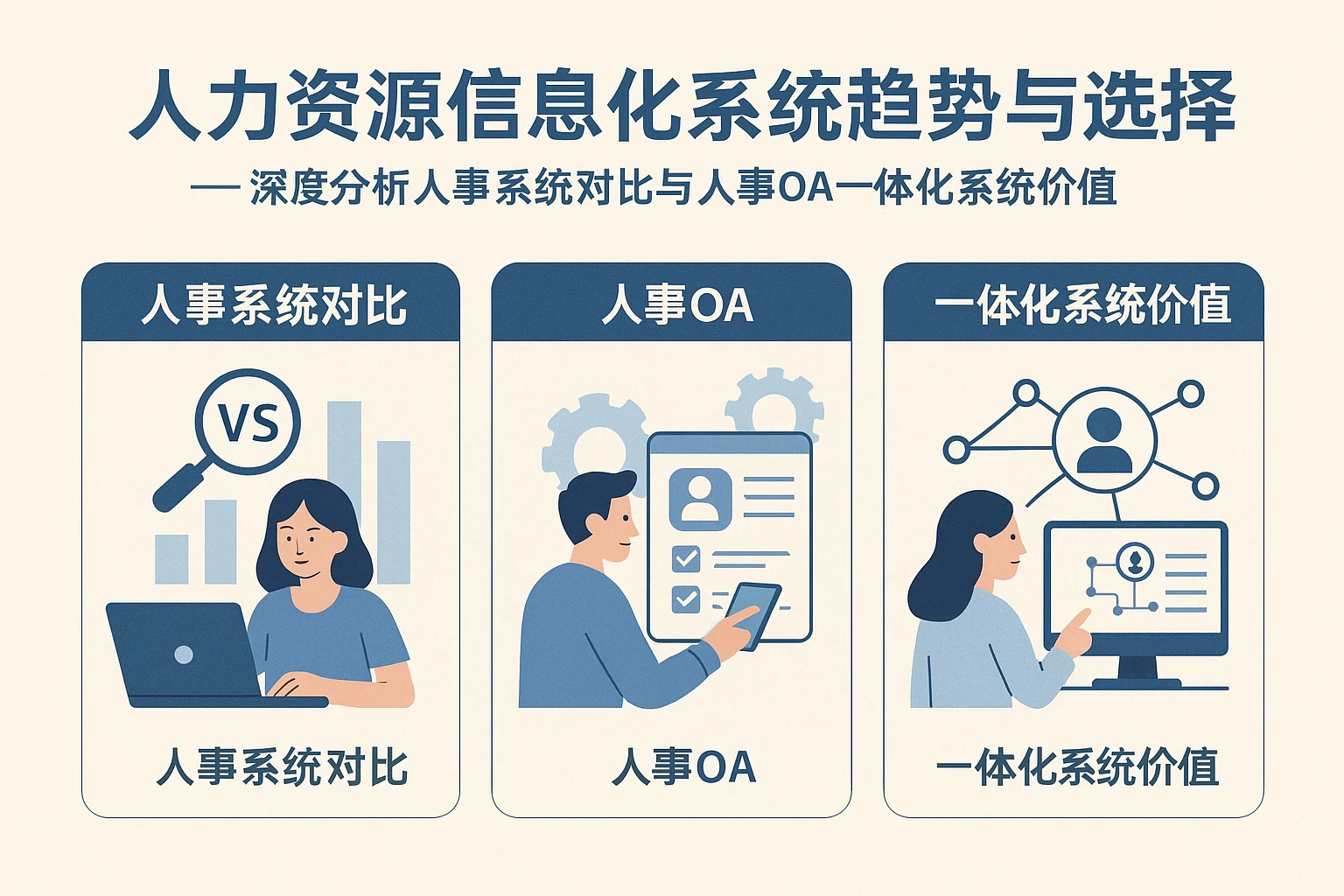 人力资源信息化系统趋势与选择——深度分析人事系统对比与人事OA一体化系统价值