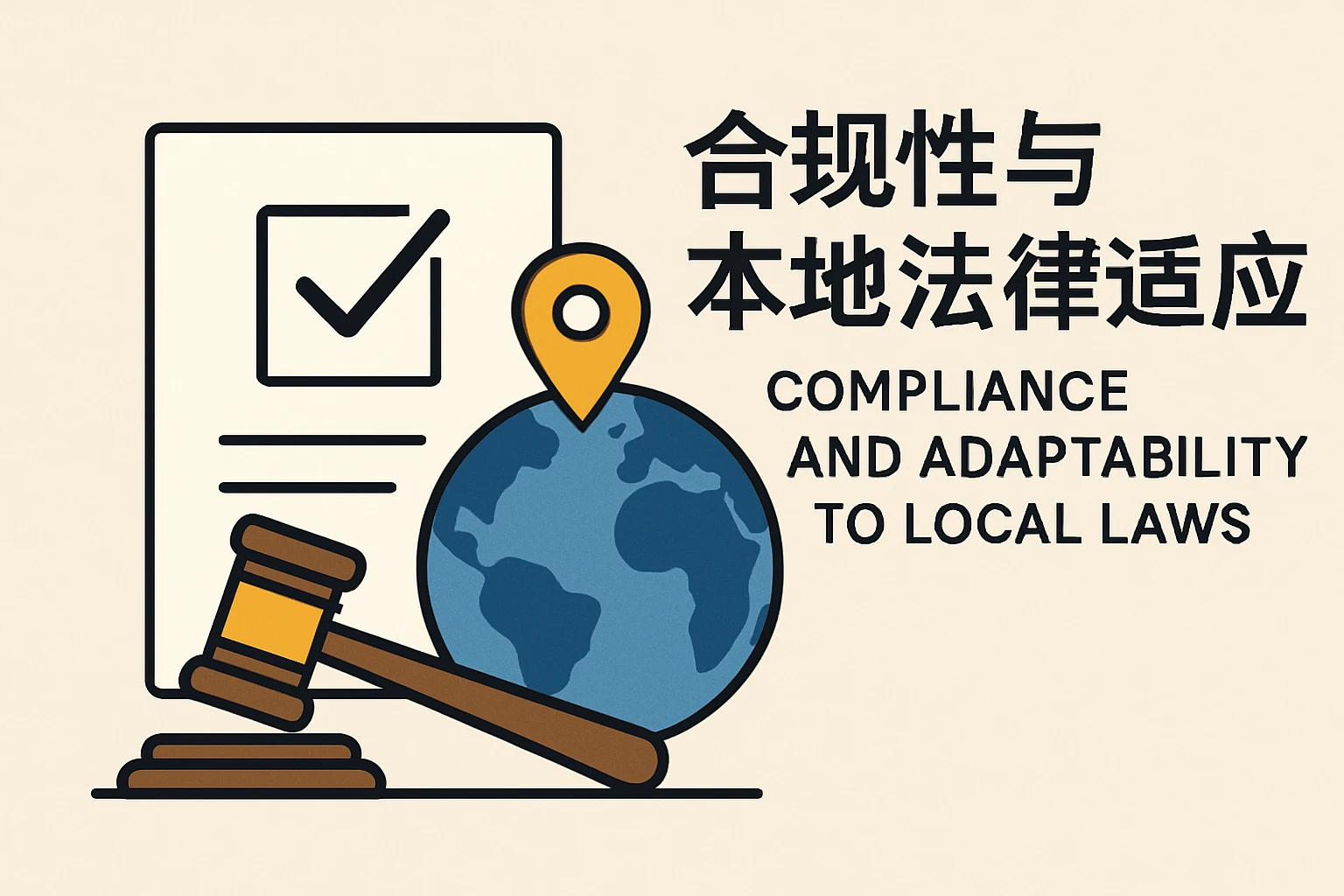 合规性与本地法律适应力