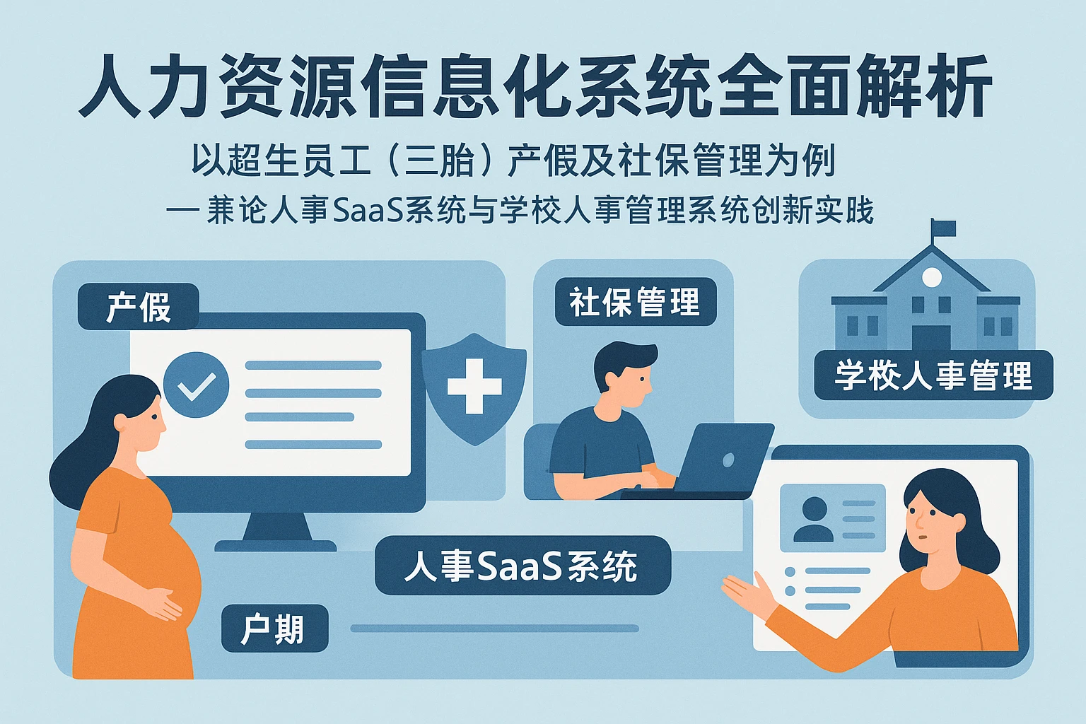 人力资源信息化系统全面解析：以超生员工（三胎）产假及社保管理为例 —— 兼论人事SaaS系统与学校人事管理系统创新实践
