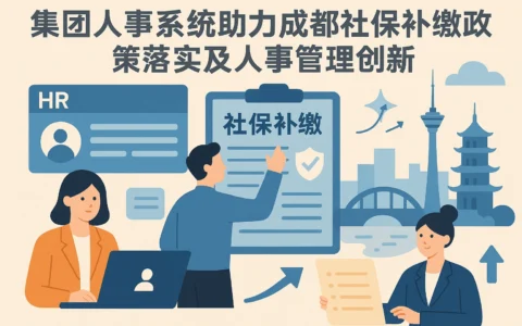 集团人事系统助力成都社保补缴政策落实及人事管理创新