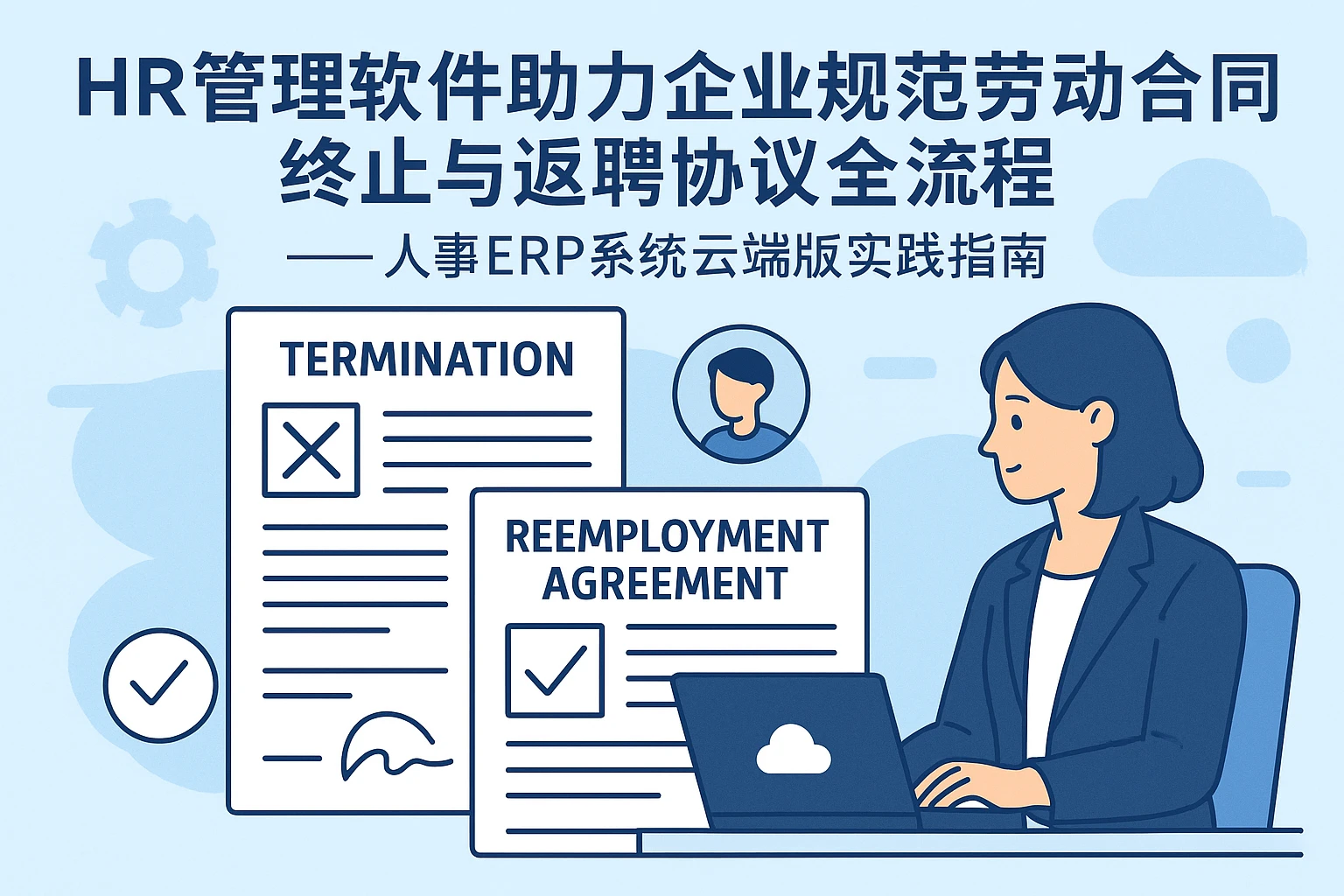 HR管理软件助力企业规范劳动合同终止与返聘协议全流程——人事ERP系统云端版实践指南