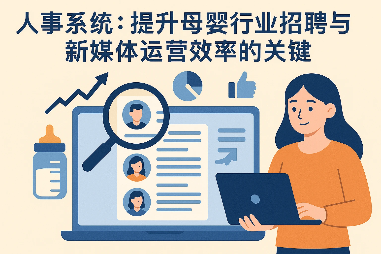 人事系统：提升母婴行业招聘与新媒体运营效率的关键