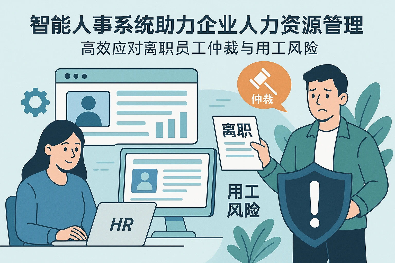 智能人事系统助力企业人力资源管理：高效应对离职员工仲裁与用工风险