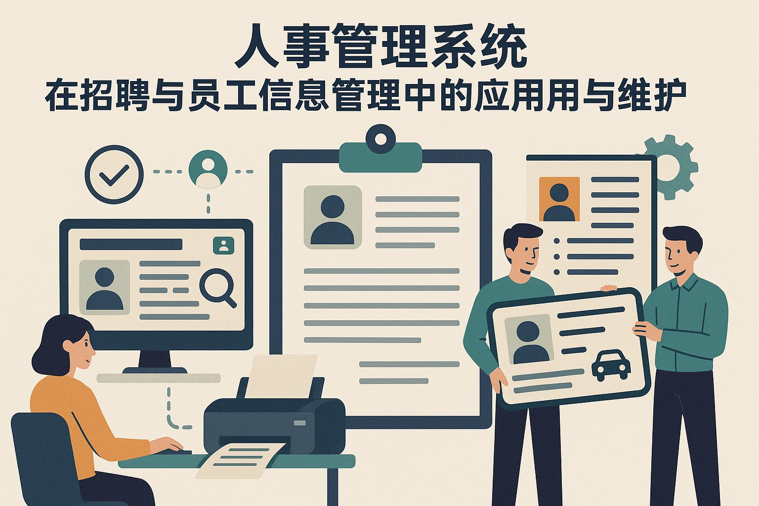 人事管理系统在招聘与员工信息管理中的应用与维护——以驾驶证复印件收集为例