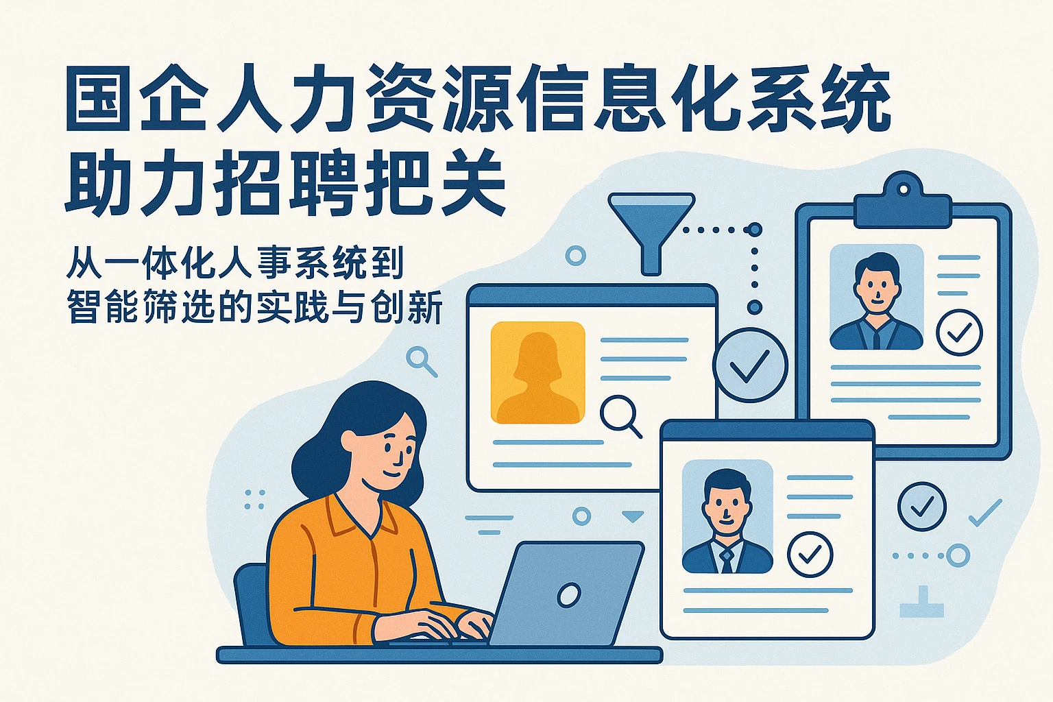 国企人力资源信息化系统助力招聘把关：从一体化人事系统到智能筛选的实践与创新