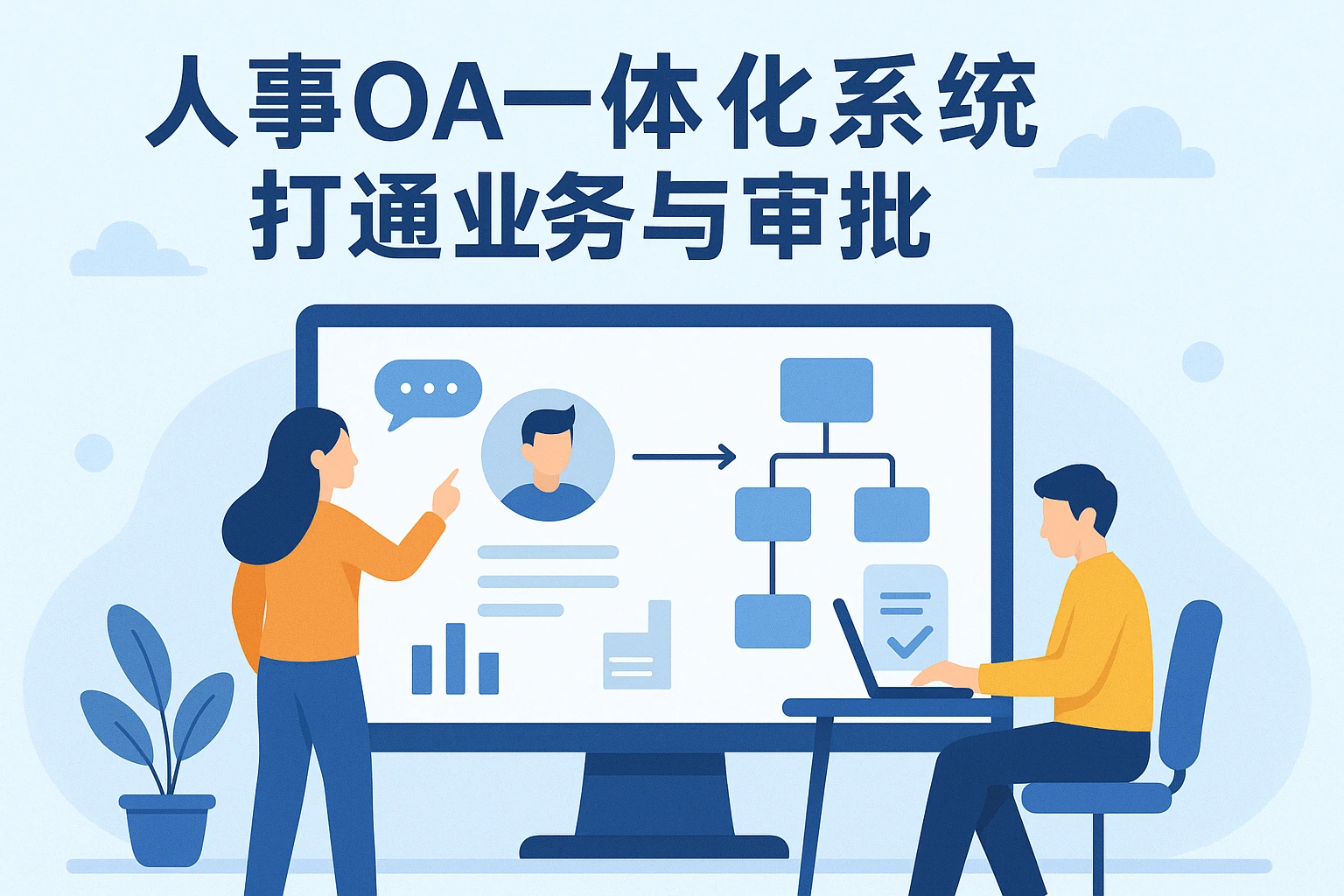 人事OA一体化系统打通业务与审批