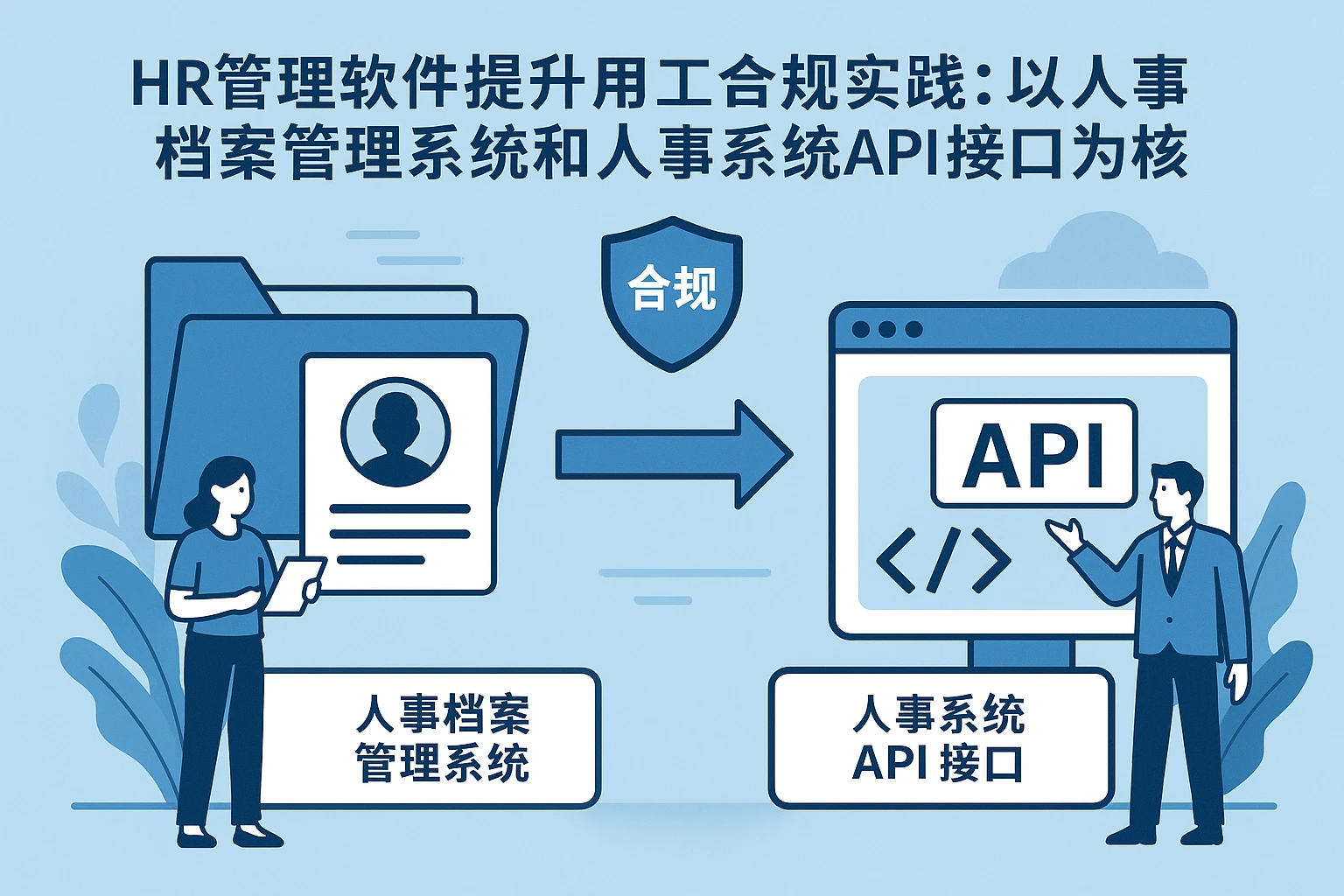HR管理软件提升用工合规实践：以人事档案管理系统和人事系统API接口为核心