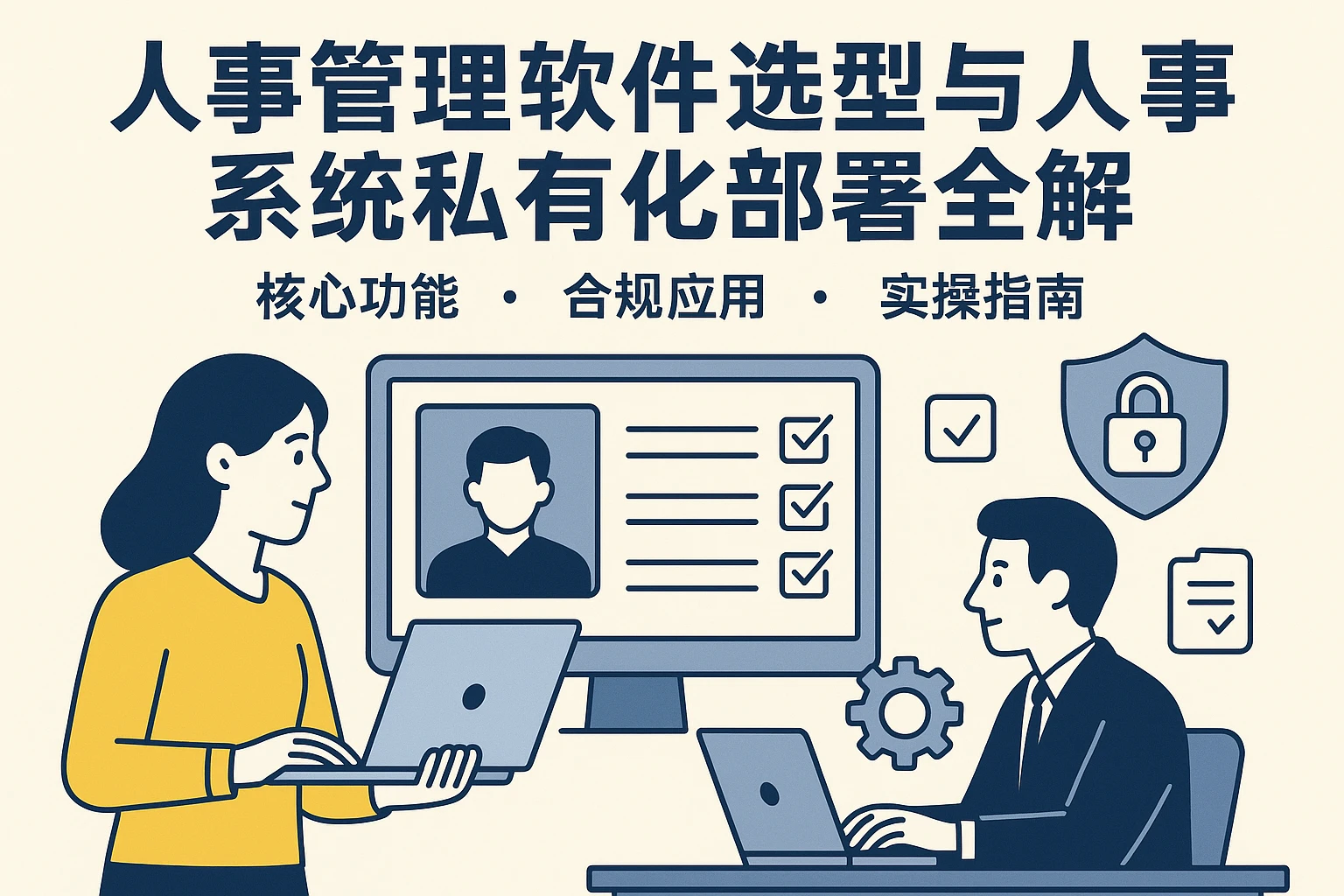 人事管理软件选型与人事系统私有化部署全解：核心功能、合规应用与实操指南