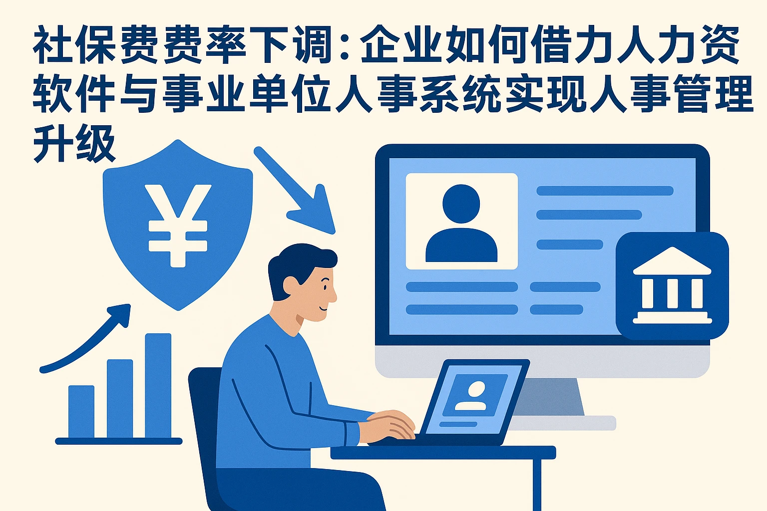 社保费费率下调：企业如何借力人力资源软件与事业单位人事系统实现人事管理升级