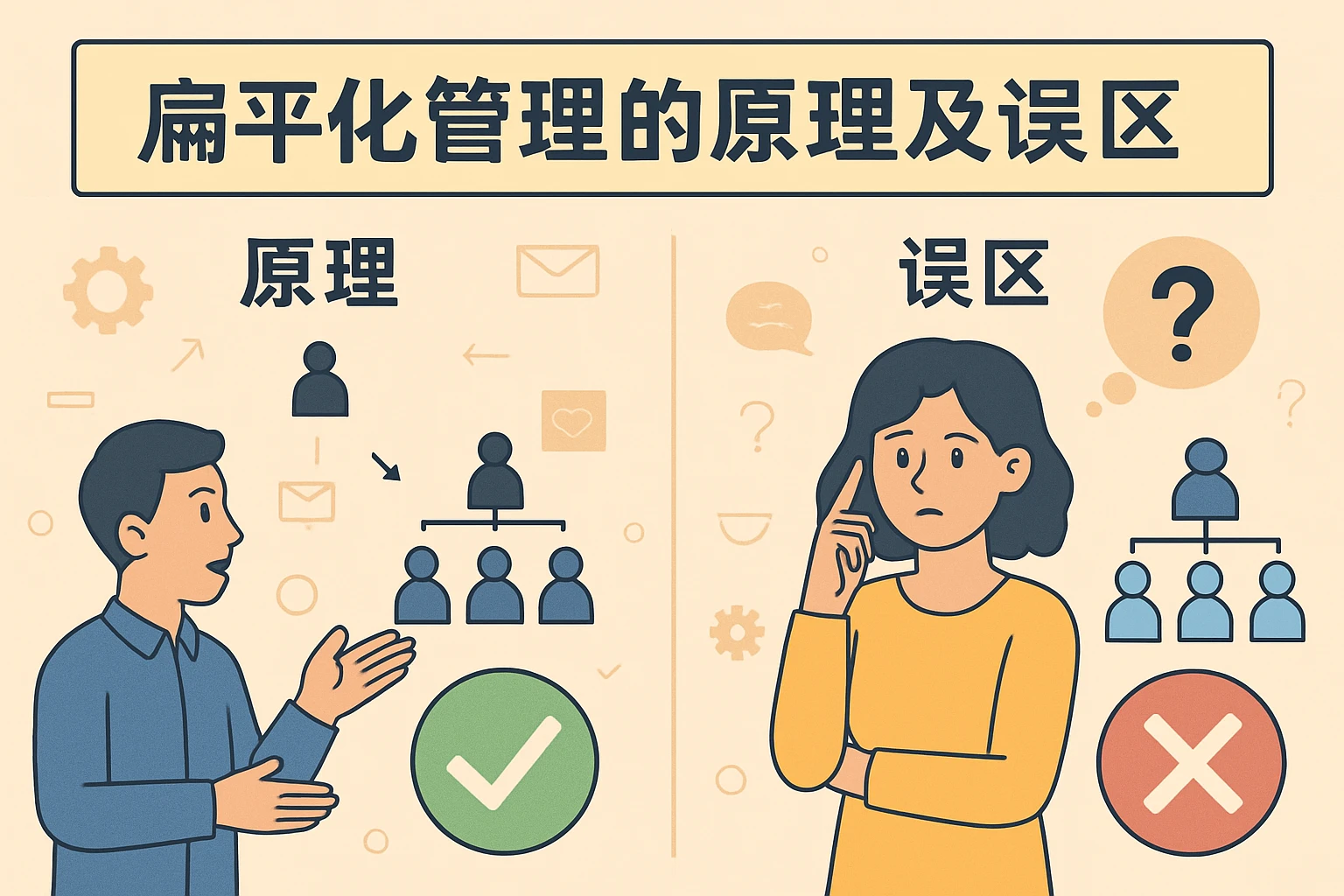 扁平化管理的原理及误区