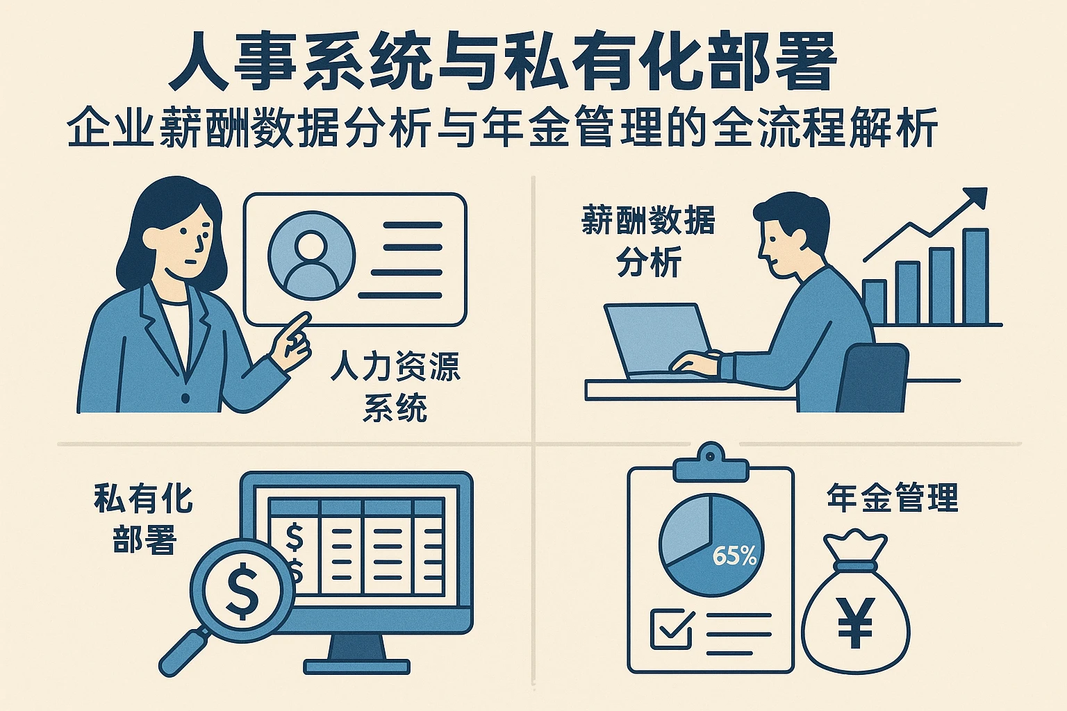 人事系统与私有化部署:企业薪酬数据分析与年金管理的全流程解析