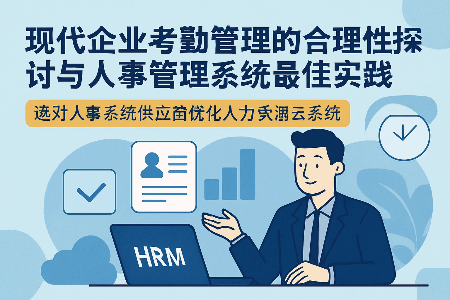 现代企业考勤管理的合理性探讨与人事管理系统最佳实践——选对人事系统供应商优化人力资源云系统