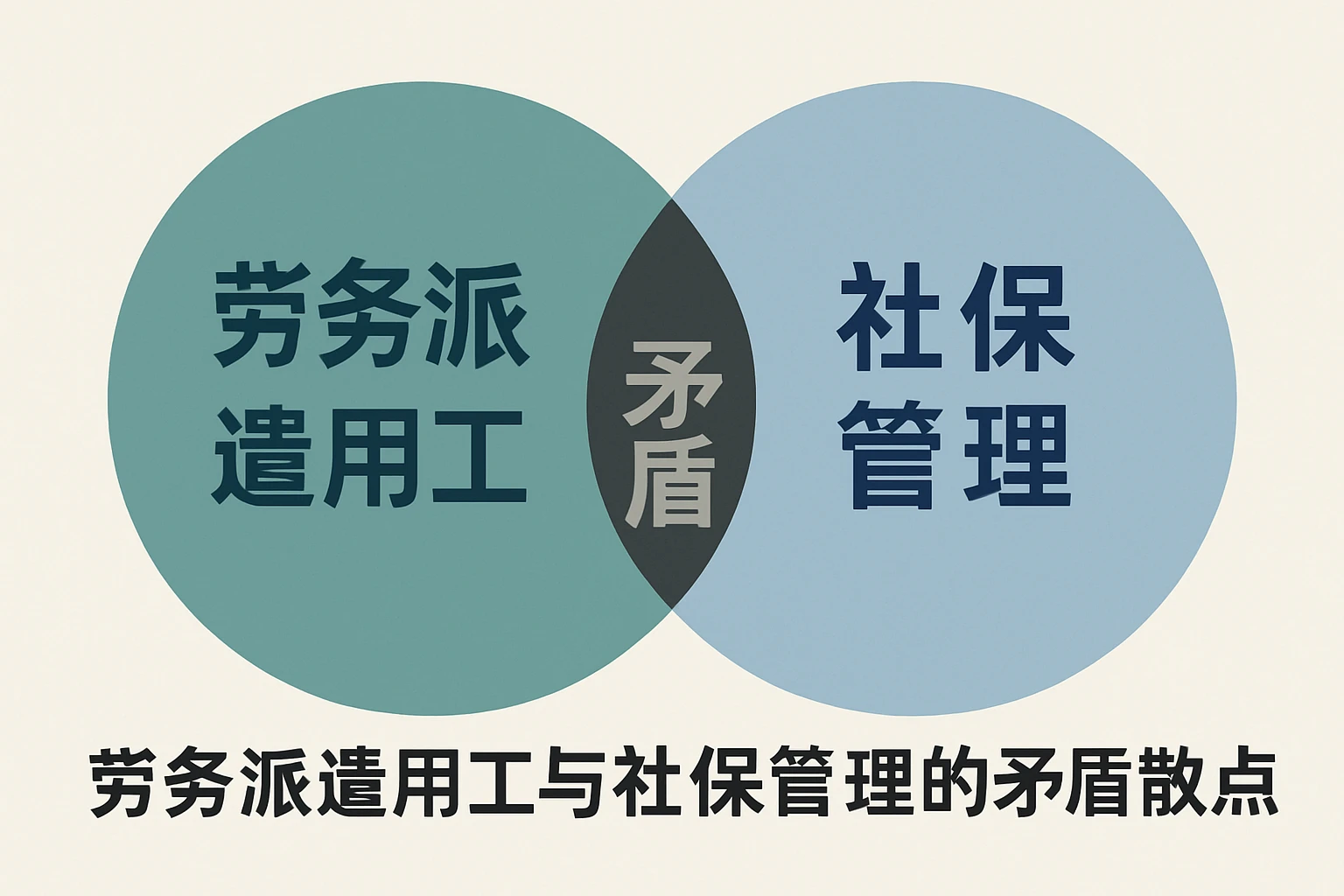 劳务派遣用工与社保管理的矛盾散点