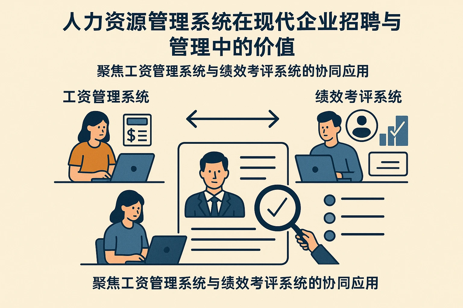 人力资源管理系统在现代企业招聘与管理中的价值——聚焦工资管理系统与绩效考评系统的协同应用