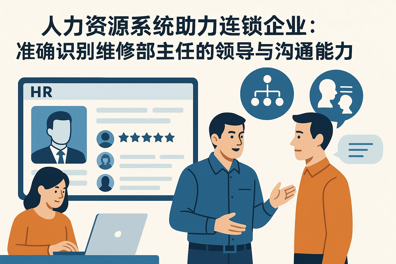 人力资源系统如何助力连锁企业准确识别维修部主任的领导与沟通能力