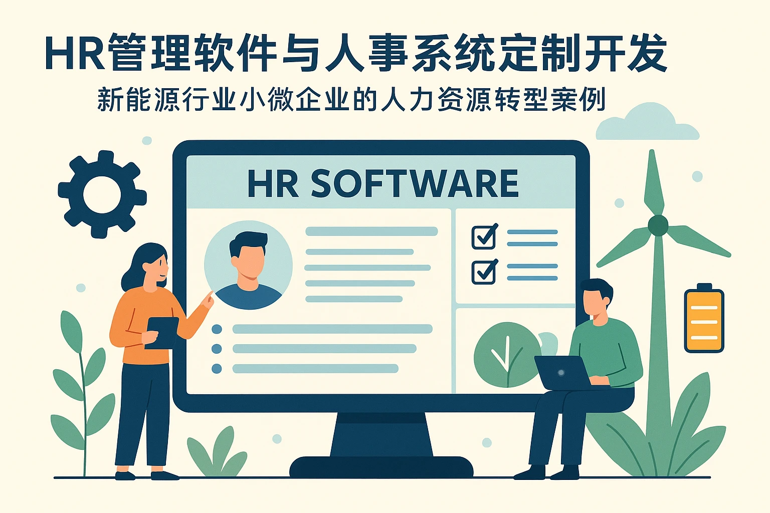 HR管理软件与人事系统定制开发——新能源行业小微企业的人力资源转型案例