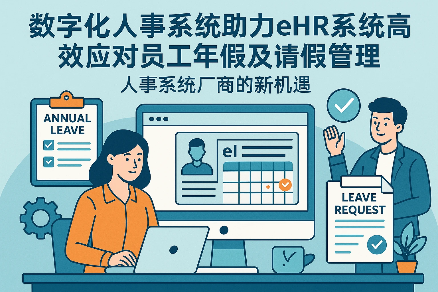 数字化人事系统助力eHR系统高效应对员工年假及请假管理 —— 人事系统厂商的新机遇