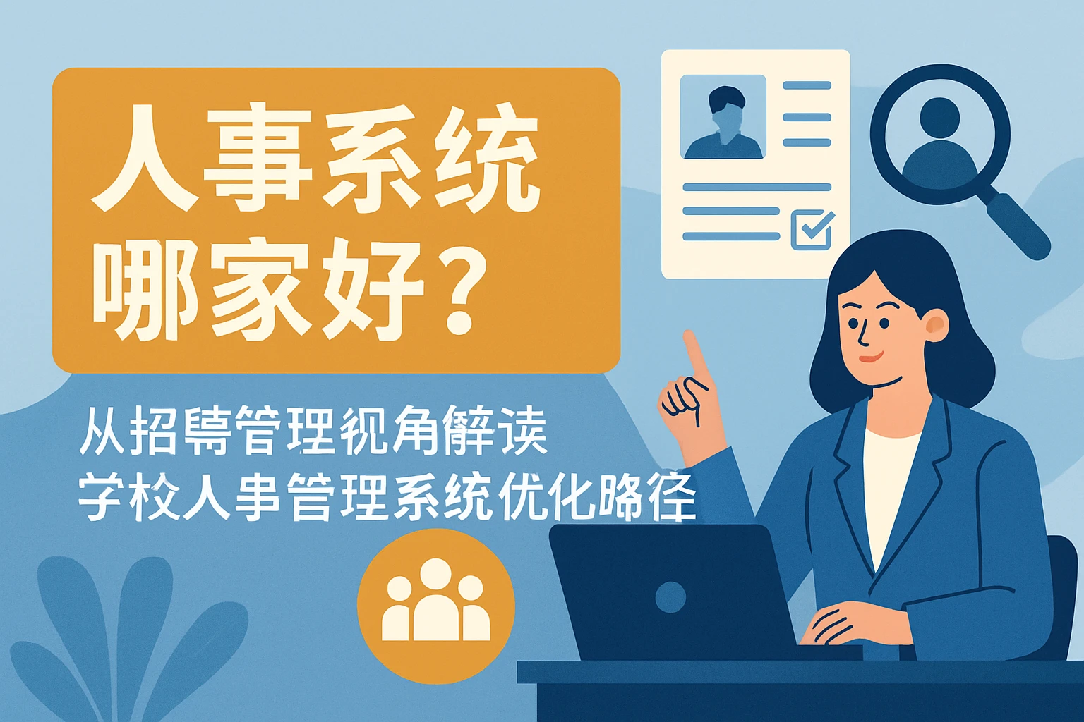 人事系统哪家好？从招聘管理视角解读学校人事管理系统优化路径