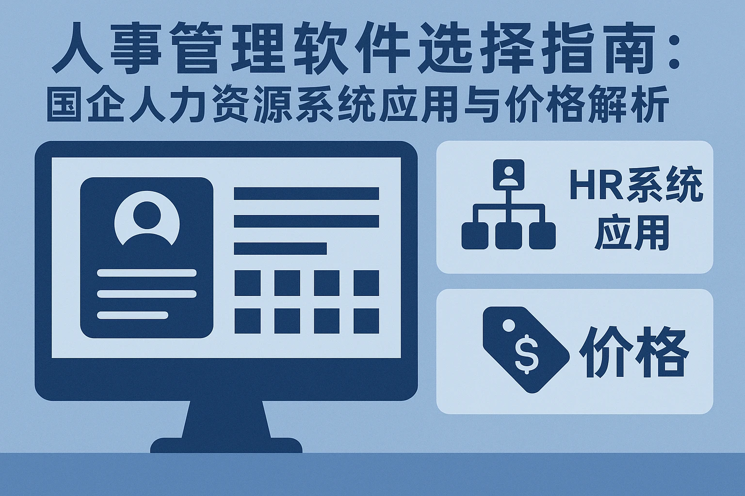 人事管理软件选择指南：国企人力资源系统应用与价格解析