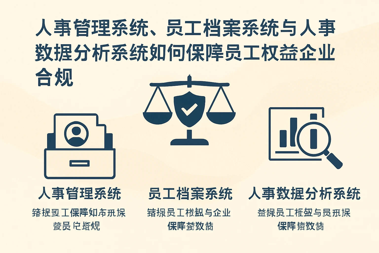 人事管理系统、员工档案系统与人事数据分析系统如何保障员工权益与企业合规